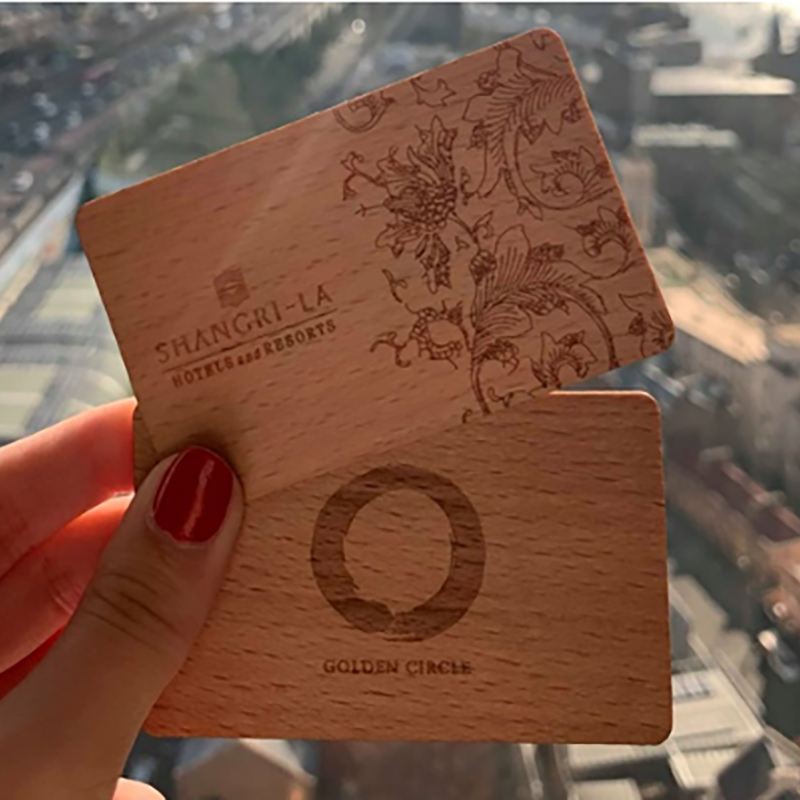 シドニーのシャングリラホテルは、プラスチックルームカードの代わりにRFIDの木製のカードを使用しています